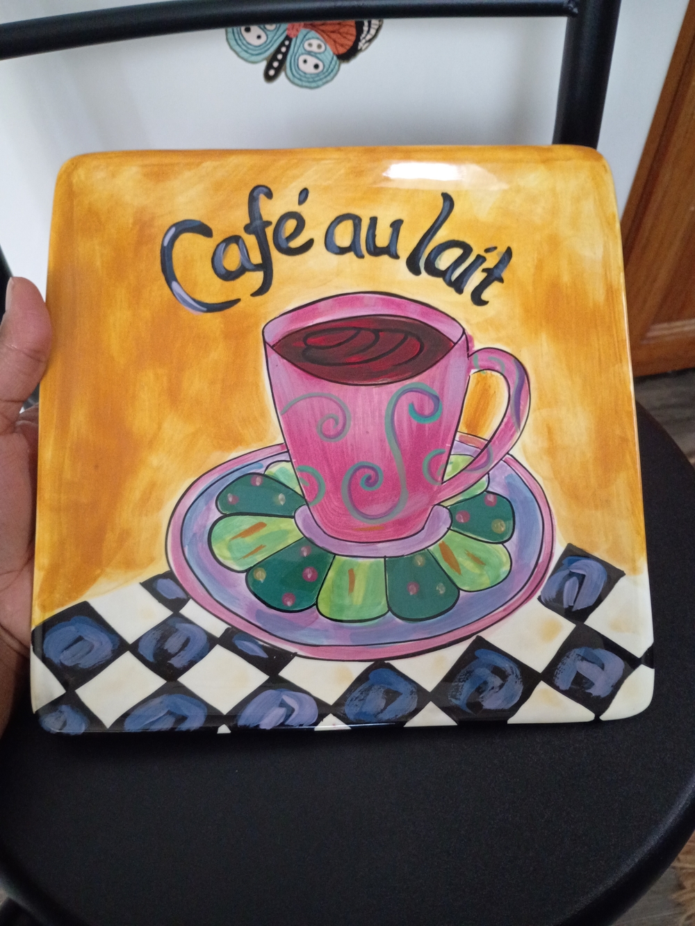 Ronda Ahrens Ceramic Plate with Maker’s Mark